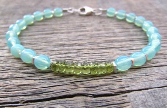 AAA++ Rare Quality Green Garnet Bracelet, Vintage Glass Bead Bracelet, January Birthstone Bracelet, Hill Tribe Bracelet, Czech Glass Bracelet, Boho Bracelet 3.5-4.5mm 7 inches Code- TJH406