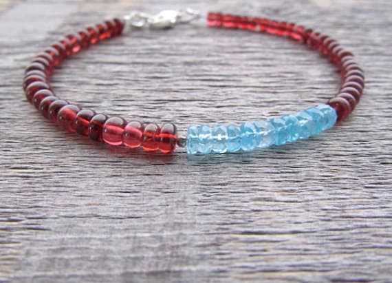 AAA++ Rare Quality December Birthstone Bracelet, January Birthstone Bracelet, Apatite Bracelet, Garnet Bracelet, Stack Bracelet, Bead Bracelet, Women Bracelet 4mm 7 inches Code- TJH433