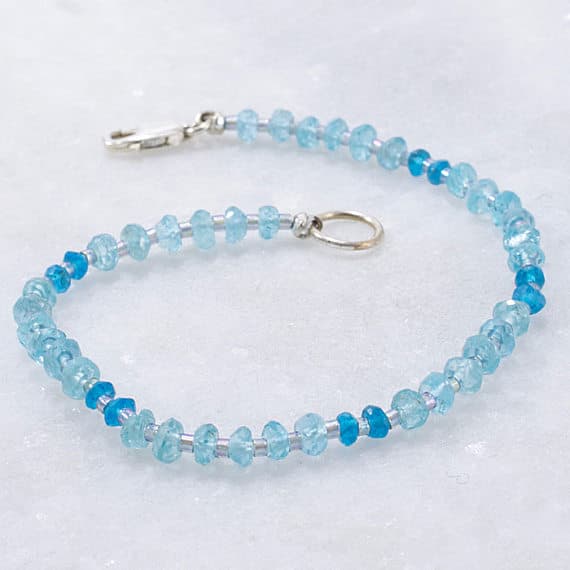 Apatite Healing Gemstone Bracelet, Gemstone Bracelet, Layering Bracelet, Beaded Bracelets, Energy Bracelet, Chakra Bracelet 3mm  Code- WAR6537