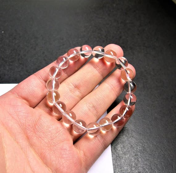 Clear Quartz - 10mm Round beads - 19 beads - 1 set Code- WAR6925