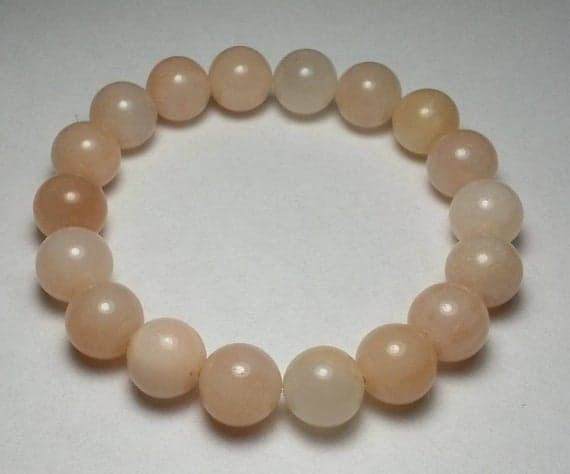 Jewelry Energy 10mm Pink Pink Aventurine Stretchable Bracelet Round, Smooth 18cm for mens, womens, gf, bf and adults.