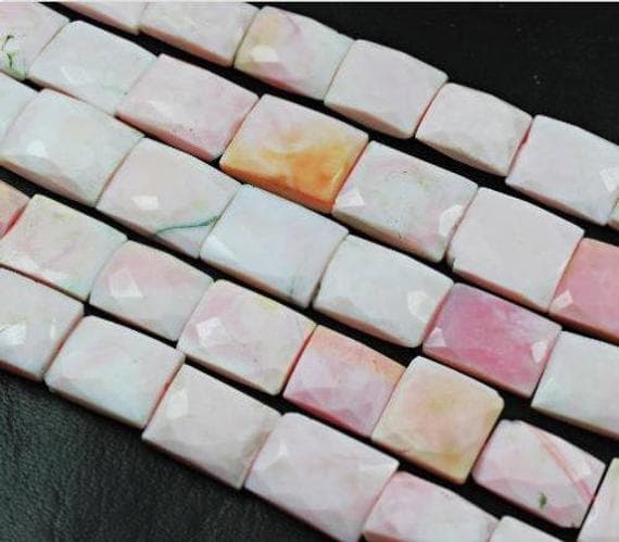 1 strand opal rectangle chiclet faceted 14'' long strand gemstone beads, jewelry supplies for jewelry making, bulk beads, for meditation jewellery for Reiki Healing  gemstone size 5mm to 20mm
