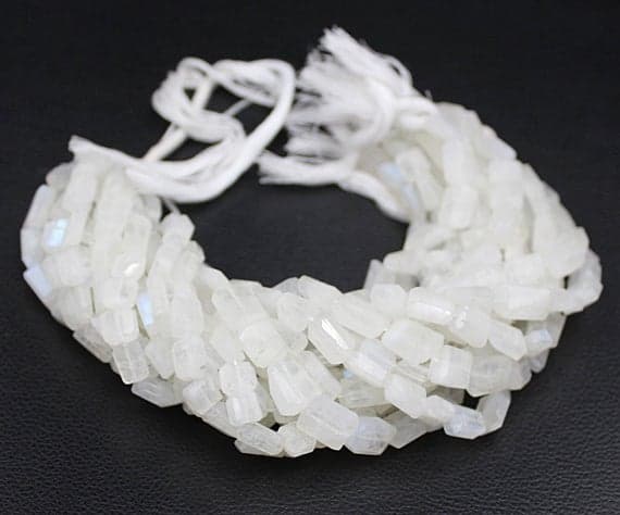 rainbow moonstone laser cut tumbled faceted 10'strand gemstone beads, jewelry supplies for jewelry making, bulk beads, for meditation jewellery for Reiki Healing  gemstone 5-6mm