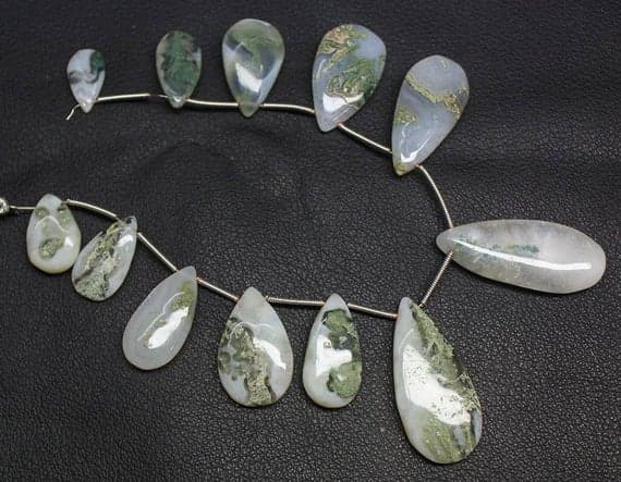 solar qaurtz pear drop smooth 8'' long strand gemstone beads, jewelry supplies for jewelry making, bulk beads, for meditation jewellery for Reiki Healing  gemstone 15mm to 35mm