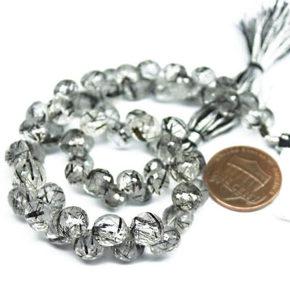 1 strand golden rutile quartz pear drop faceted 8'' long strand gemstone beads, jewelry supplies for jewelry making,  for meditation jewellery for Reiki Healing  gemstone 10mm to 11mm