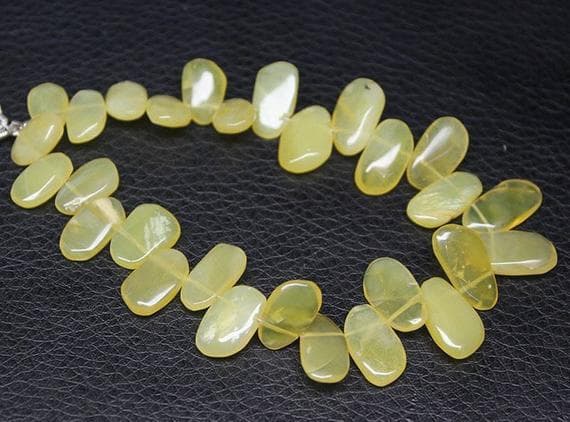 1 strand yellow opal oval smooth 8'' long strand gemstone beads, jewelry supplies for jewelry making, bulk beads, for meditation jewellery for Reiki Healing  gemstone 11mm to 16mm
