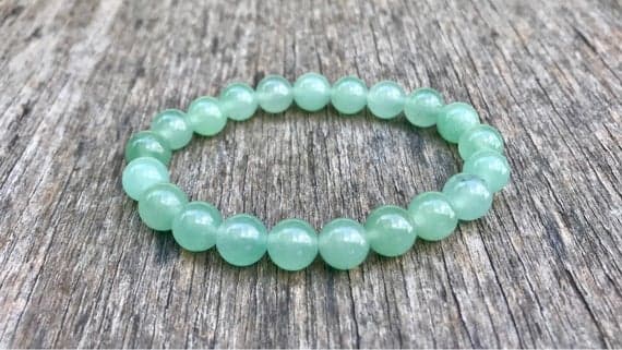 Wholesale 8mm Stretchable Green Aventurine Bracelet Round, Smooth 7" for mens, womens, gf, bf & Adult.