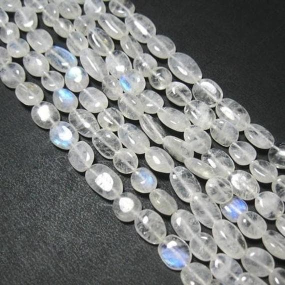 1 strand rainbow moonstone oval smooth 14'' long strand gemstone beads, jewelry supplies for jewelry making, bulk beads, for meditation jewellery for Reiki Healing  gemstone 11mm to 15mm