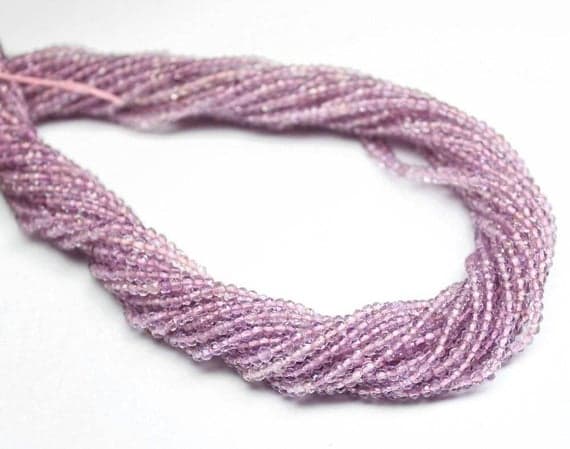 1 strand amethyst rondelle faceted 13'' long strand gemstone beads, jewelry supplies for jewelry making, bulk beads, for meditation jewellery for Reiki Healing  gemstone size 2.5mm