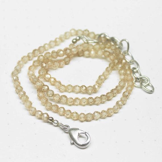 1 strand white zircon rondelle faceted 16'' long strand gemstone beads, jewelry supplies for jewelry making, bulk beads, for meditation jewellery for Reiki Healing  gemstone 3mm