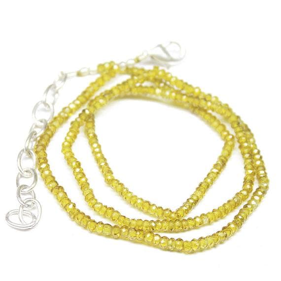 1 strand olive zircon rondelle faceted 17'' long strand gemstone beads, jewelry supplies for jewelry making, bulk beads, for meditation jewellery for Reiki Healing  gemstone 3mm