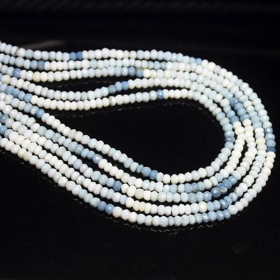 1 strand black spined rondelle faceted 13'' long strand gemstone beads, jewelry supplies for jewelry making, bulk beads, for meditation jewellery for Reiki Healing  gemstone 3mm