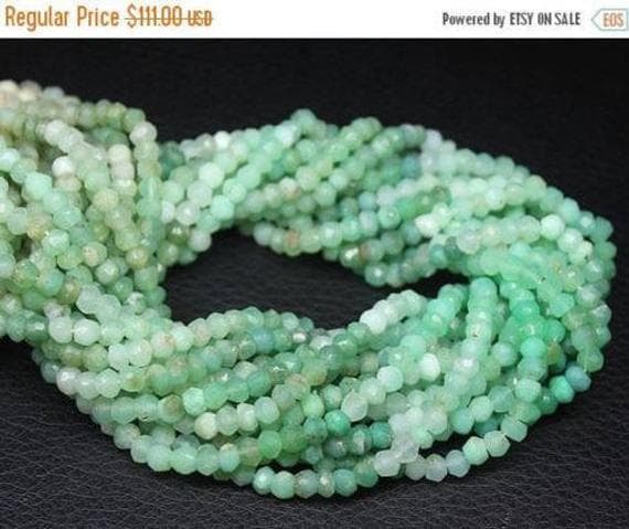1 strand chrysoprase rondelle faceted 14'' long strand gemstone beads, jewelry supplies for jewelry making, bulk beads, for meditation jewellery for Reiki Healing  gemstone size 5mm