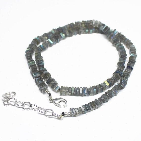 1 strand labradorite square box smooth 17'' long strand gemstone beads, jewelry supplies for jewelry making, bulk beads, for meditation jewellery for Reiki Healing  gemstone size 4mm