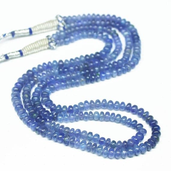 1 strand tanzanite rondelle smooth 17'' long strand gemstone beads, jewelry supplies for jewelry making, bulk beads, for meditation jewellery for Reiki Healing  gemstone size 5mm
