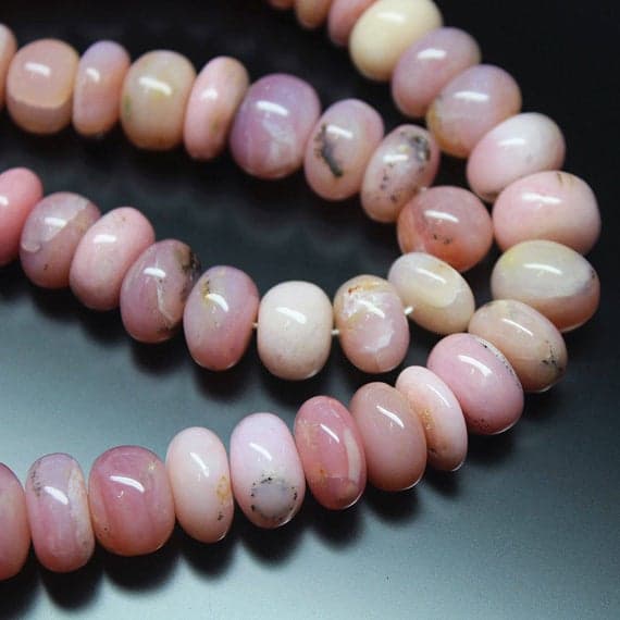 1 strand opal rondelle smooth 14'' long strand gemstone beads, jewelry supplies for jewelry making, bulk beads, for meditation jewellery for Reiki Healing  gemstone size 12mm