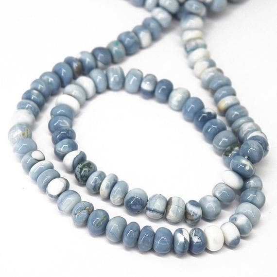 1 strand opal rondelle smooth 18'' long strand gemstone beads, jewelry supplies for jewelry making, bulk beads, for meditation jewellery for Reiki Healing  gemstone size 7mm to 12mm