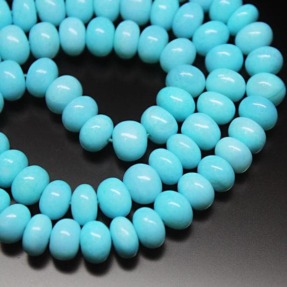 1 strand peruvian opal rondelle smooth 18'' long strand gemstone beads, jewelry supplies for jewelry making, bulk beads, for meditation jewellery for Reiki Healing  gemstone size 7mm