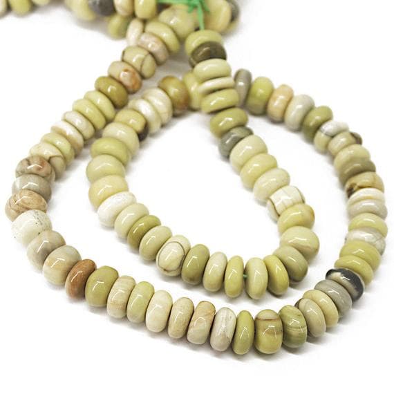 1 strand serpentine rondelle smooth 17'' long strand gemstone beads, jewelry supplies for jewelry making, bulk beads, for meditation jewellery for Reiki Healing  gemstone size 9mm to 10mm