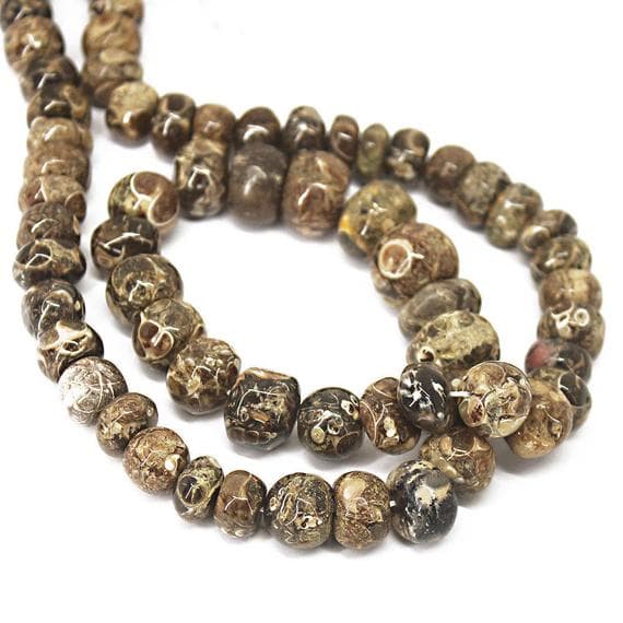1 strand turtella jasper rondelle smooth 18'' long strand gemstone beads, jewelry supplies for jewelry making, bulk beads, for meditation jewellery for Reiki Healing  gemstone size 8mm to 13mm