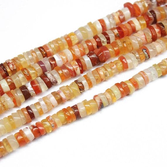 1 strand mexican opal rondelle smooth 13'' long strand gemstone beads, jewelry supplies for jewelry making, bulk beads, for meditation jewellery for Reiki Healing  gemstone size 5mm