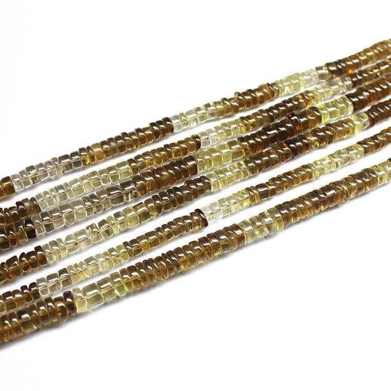 1 strand beer quartz tyre wheel smooth 14'' long strand gemstone beads, jewelry supplies for jewelry making, bulk beads, for meditation jewellery for Reiki Healing  gemstone size 6mm