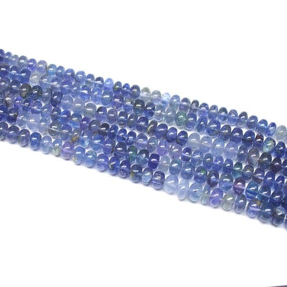 1 strand tanzanite rondelle faceted 18'' long strand gemstone beads, jewelry supplies for jewelry making, bulk beads, for meditation jewellery for Reiki Healing  gemstone size 6mm