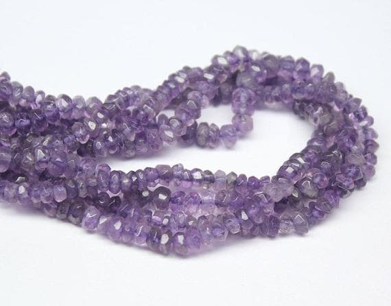 1 strand brazil amethyst round ball faceted 13'' long strand gemstone beads, jewelry supplies for jewelry making, bulk beads, for meditation jewellery for Reiki Healing  gemstone 4mm