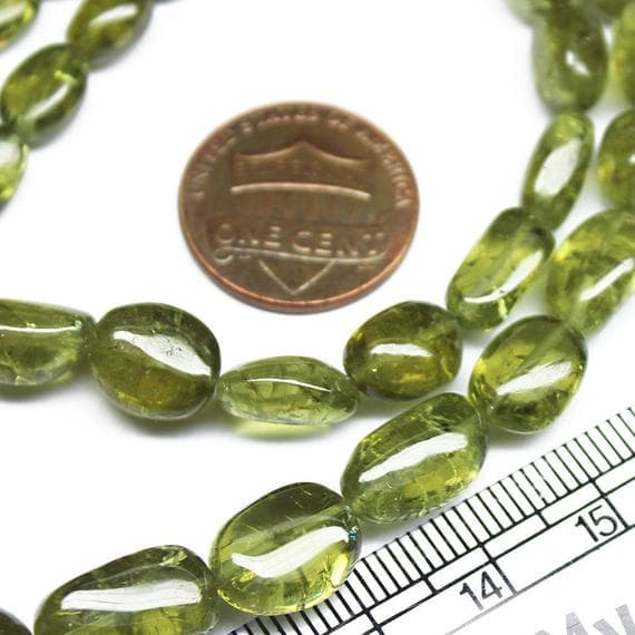 1 strand green grossular garnet oval smooth 16'' long strand gemstone beads, jewelry supplies for jewelry making, bulk beads, for meditation jewellery for Reiki Healing  gemstone 7mm to 15mm