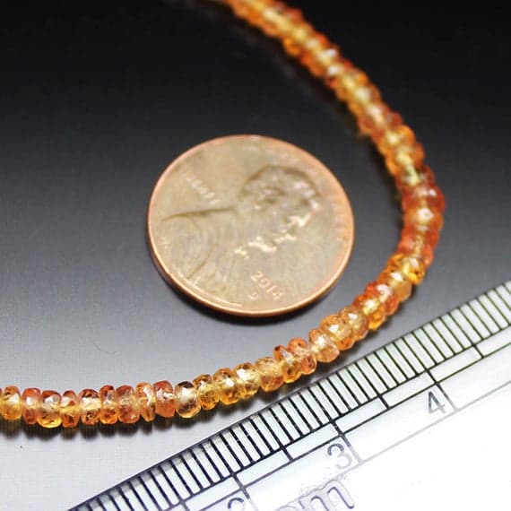 1 strand songia sapphire rondelle faceted 9'' long strand gemstone beads, jewelry supplies for jewelry making, bulk beads, for meditation jewellery for Reiki Healing  gemstone 3.5mm