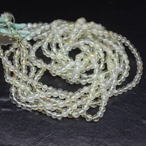 1 strand aquamarine round ball smooth 14'' long strand gemstone beads, jewelry supplies for jewelry making, bulk beads, for meditation jewellery for Reiki Healing  gemstone size 4mm