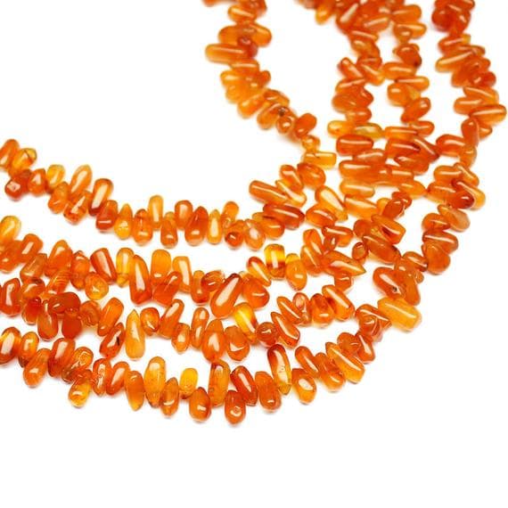 1 strand carnelian pear drop smooth 13'' long strand gemstone beads, jewelry supplies for jewelry making, bulk beads, for meditation jewellery for Reiki Healing  gemstone size 6mm to 11mm