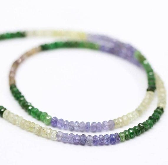 1 strand multi gemstones rondelle faceted 4'' long strand gemstone beads, jewelry supplies for jewelry making, bulk beads, for meditation jewellery for Reiki Healing  gemstone 3mm