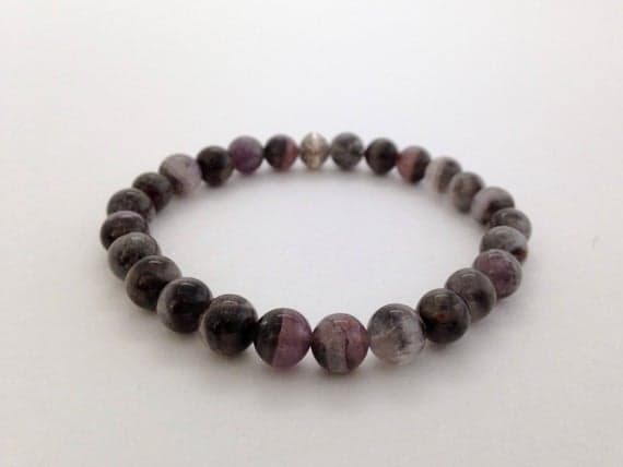 7mm Auralite-23 Stretch Bead Bracelet for Code Clearing, DNA Repair and Activation, Spiritual Awakening and Psychic Development Code- WAR6223