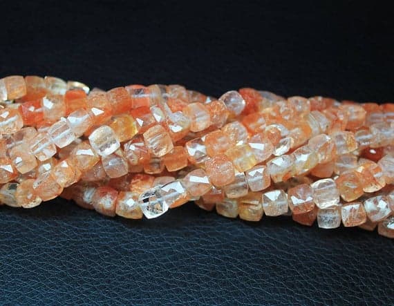 1 strand strawberry quartz square box faceted 6'' long strand gemstone beads, jewelry supplies for jewelry making, bulk beads, for meditation jewellery for Reiki Healing  gemstone 6mm