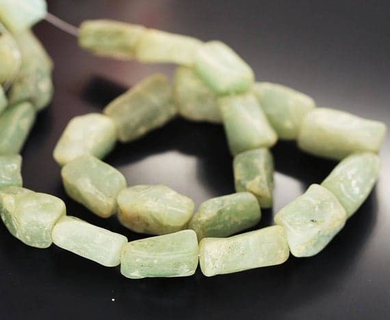 1 strand chrysoprase tumbled, freeform smooth 22'' long strand gemstone beads, jewelry supplies for jewelry making, bulk beads, for meditation jewellery for Reiki Healing  gemstone 15mm to 28mm
