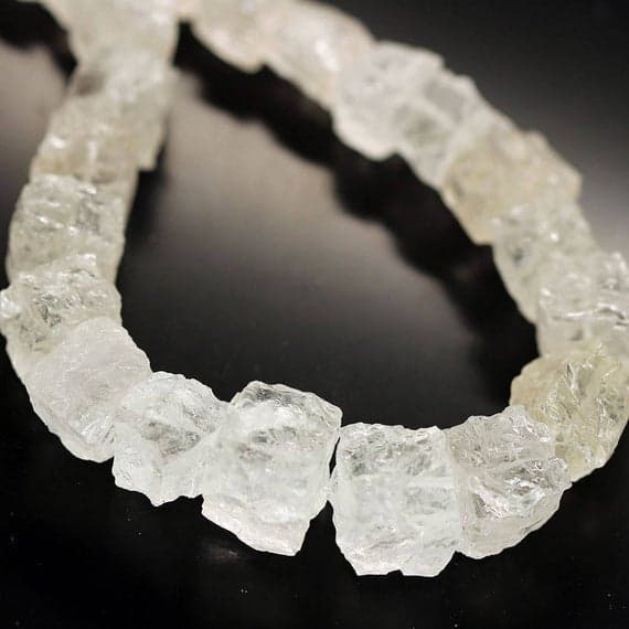 1 strand clear white quartz square box smooth 24'' long strand gemstone beads, jewelry supplies for jewelry making, bulk beads, for meditation jewellery for Reiki Healing  gemstone 11mm to 15mm