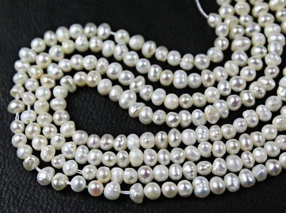 1 strand natural pearl rondelle smooth 15'' long strand gemstone beads, jewelry supplies for jewelry making, bulk beads, for meditation jewellery for Reiki Healing  gemstone 3.5mm