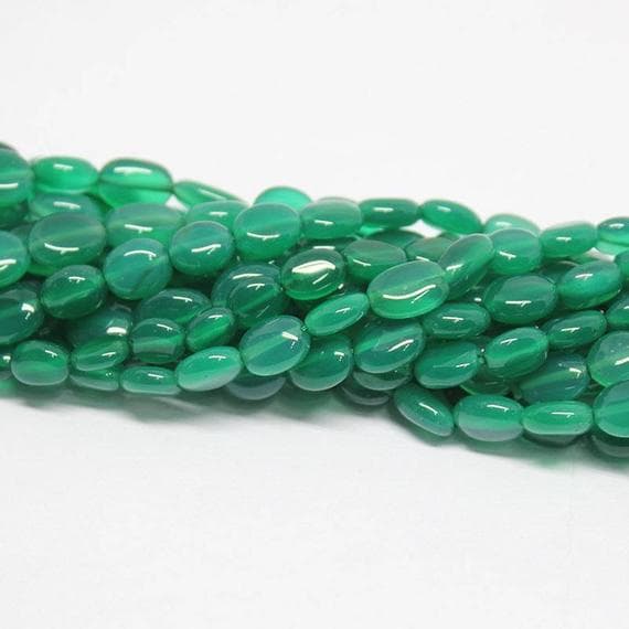1 strand emerald oval smooth 13'' long strand gemstone beads, jewelry supplies for jewelry making, bulk beads, for meditation jewellery for Reiki Healing  gemstone 8mm