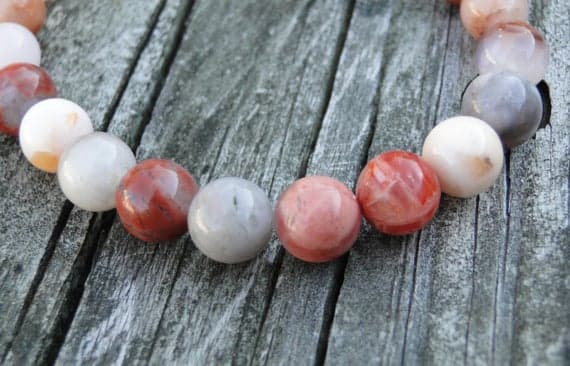 AAA++ Rare Quality Multicolor Jasper Bracelet | Gemstone Bracelet | Beaded Bracelet | Yoga Bracelet | Womens Bracelet | Mens Bracelet | Neutral Earthy Bracelet 8mm 7" Strand. Code- TJH300