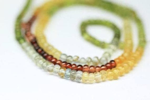 1 strand vesuvianite garnet rondelle smooth 14'' long strand gemstone beads, jewelry supplies for jewelry making, bulk beads, for meditation jewellery for Reiki Healing  gemstone size 3mm