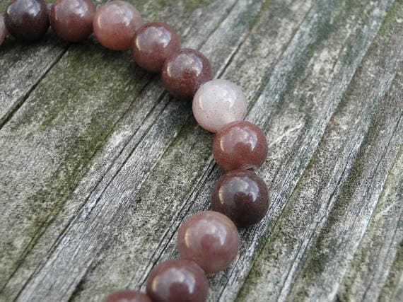 AAA++ Rare Quality Purple Aventurine bracelet | Gemstone Bracelet | Womens Bracelet | Mala Bracelet | Gift for Her | Anniversary Gift | Bridesmaid Gift Idea 8mm 7" Strand. Code- TJH339