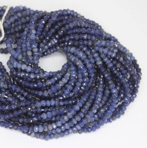 1 strand lapis lazuli rondelle faceted 13'' long strand gemstone beads, jewelry supplies for jewelry making, bulk beads, for meditation jewellery for Reiki Healing  gemstone size 3mm