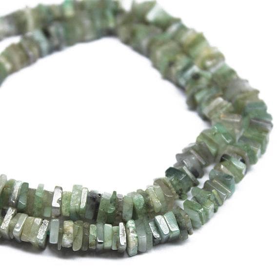 1 strand emerald square box smooth 16'' long strand gemstone beads, jewelry supplies for jewelry making, bulk beads, for meditation jewellery for Reiki Healing  gemstone size 5mm