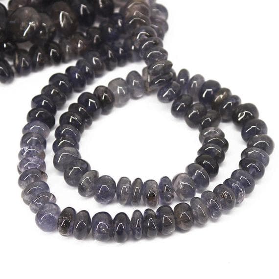 1 strand sapphire rondelle smooth 16'' long strand gemstone beads, jewelry supplies for jewelry making, bulk beads, for meditation jewellery for Reiki Healing  gemstone size 9mm to 10mm