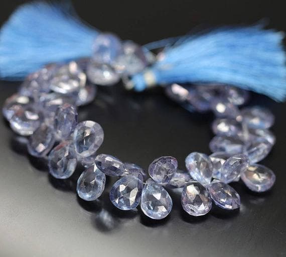 1 strand  quartz pear drop faceted 16'' long strand gemstone beads, jewelry supplies for jewelry making, bulk beads, for meditation jewellery for Reiki Healing  gemstone size 8mm to 14mm