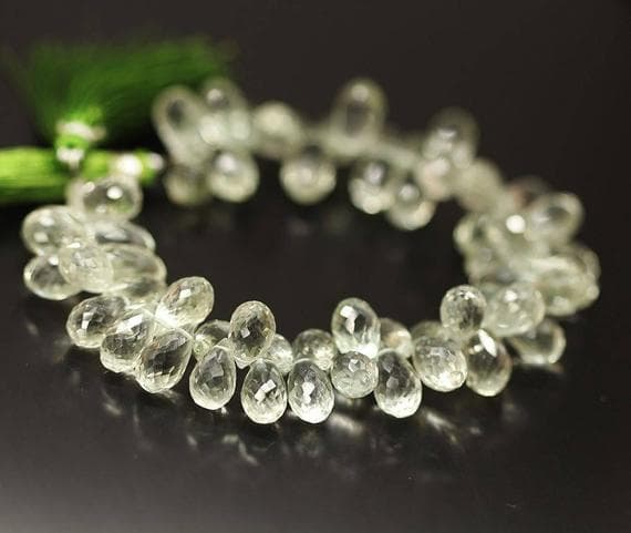 1 strand amethyst tear drop faceted 8'' long strand gemstone beads, jewelry supplies for jewelry making, bulk beads, for meditation jewellery for Reiki Healing  gemstone size 11mm to 13mm