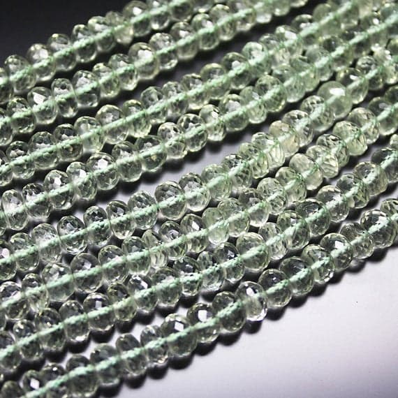 1 strand amethyst rondelle faceted 10'' long strand gemstone beads, jewelry supplies for jewelry making, bulk beads, for meditation jewellery for Reiki Healing  gemstone size 6mm