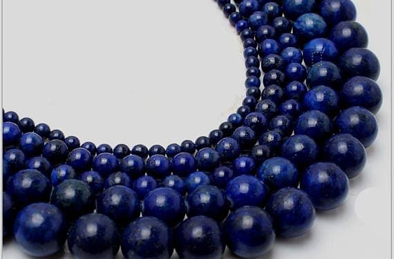 AAA++ Rare Quality Blue lapis lazuli ,beaded gemstone, beaded bracelet, healing stones,natural stone, jewelry,bracelet for women and man,energy bracelet 8mm 7" Strand. Code- TJH345