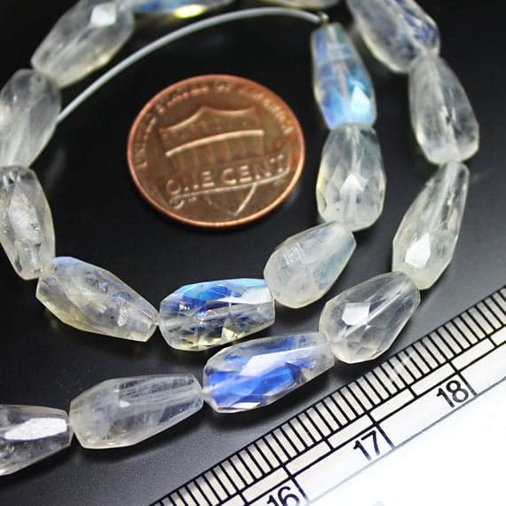 1 strand rainbow moonstone tear drop faceted 8'' long strand gemstone beads, jewelry supplies for jewelry making, bulk beads, for meditation jewellery for Reiki Healing  gemstone size 6mm